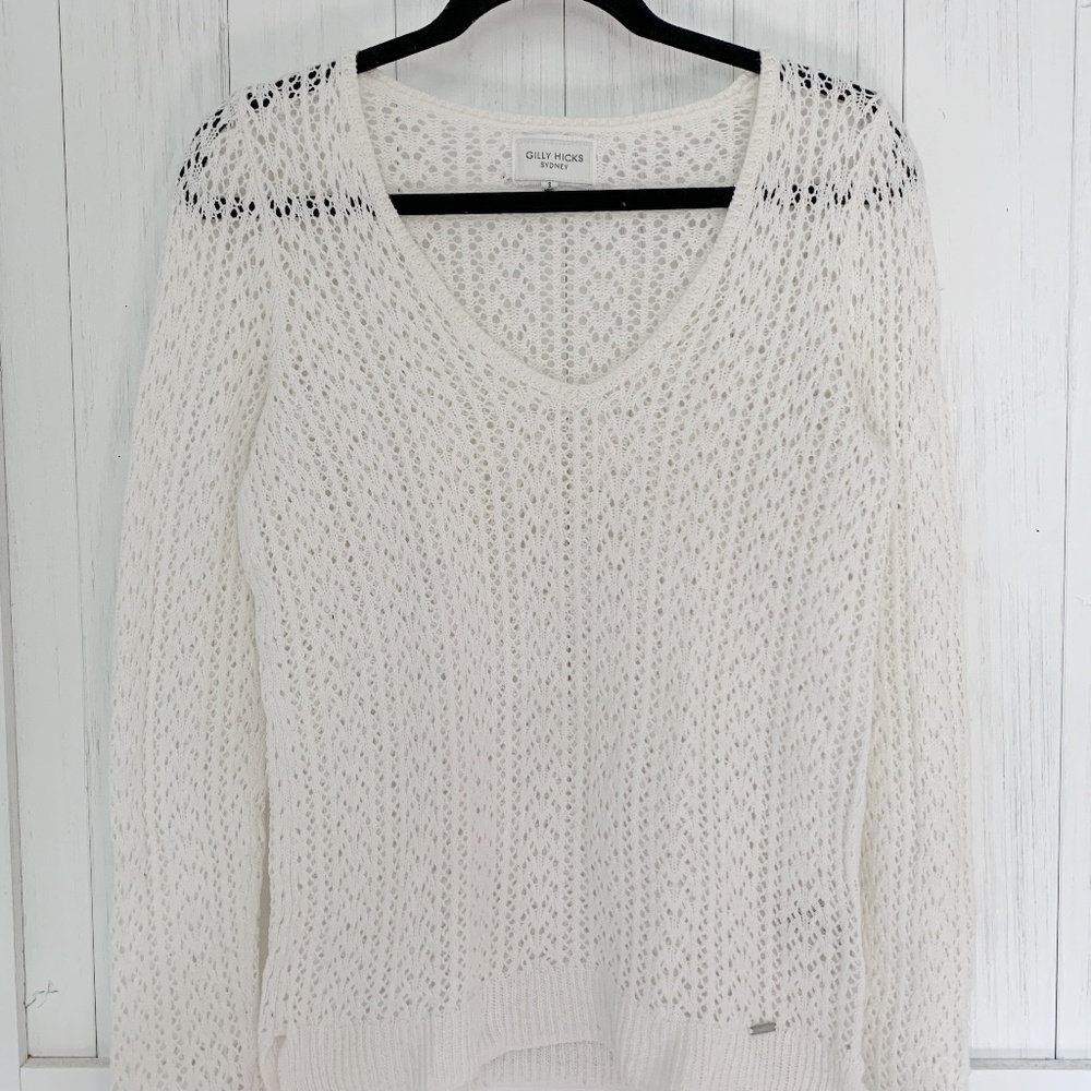 Gilly Hicks open-weave sweater